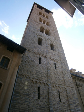 Inauguració de la restauració del campanar de la catedral de Vic